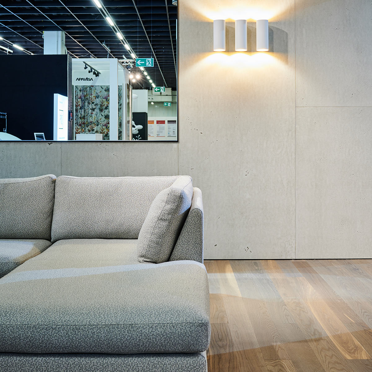 BIO-Beton-Matte - 2.600 x 1.000mm - scharfkantig